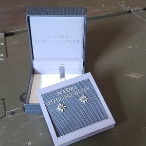 Nadri Sterling Silver Earrings